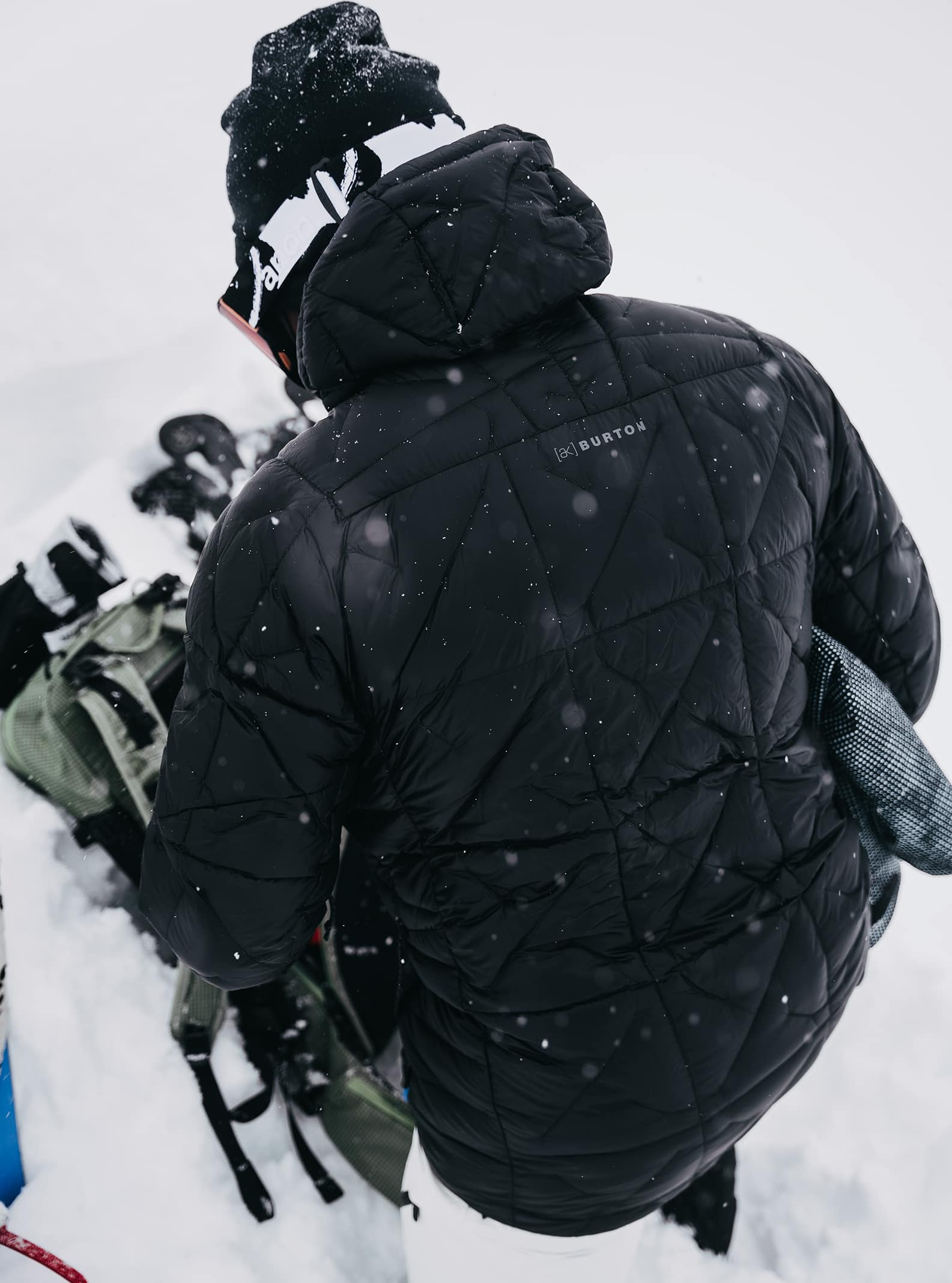Men's Burton [ak] Baker Hooded Down Jacket | Burton.com Winter 2025 JP
