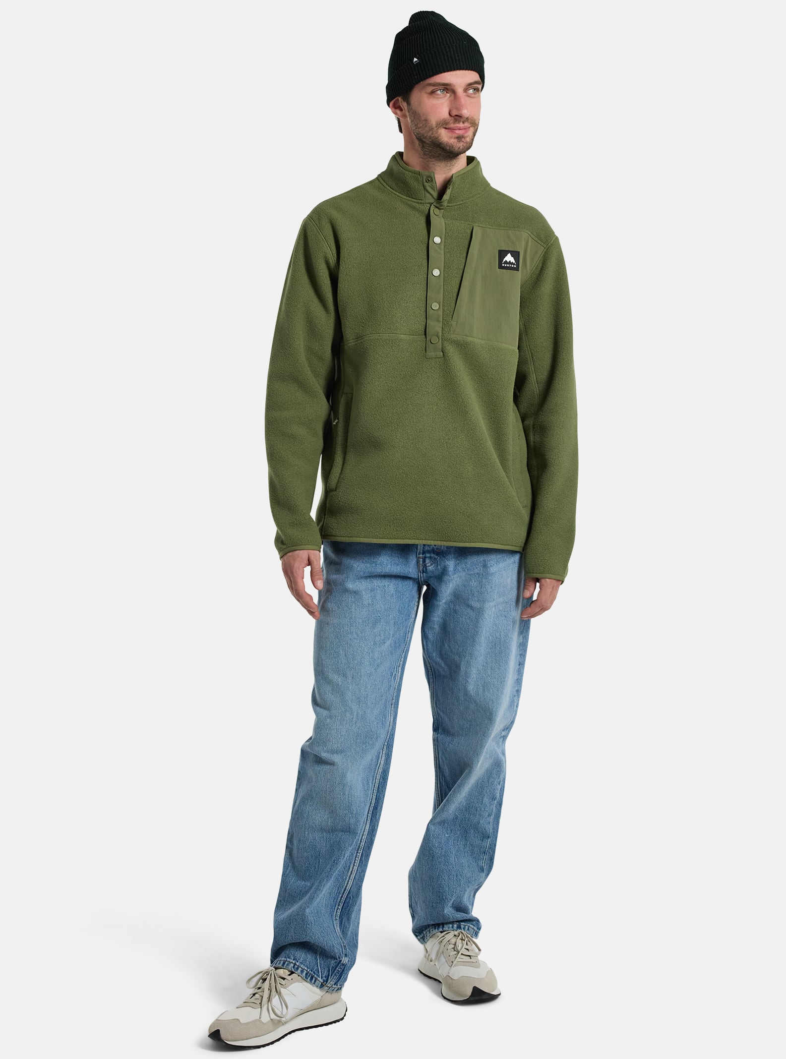 メンズ Burton シンダー プルオーバー フリース シャツ | ラウンジ