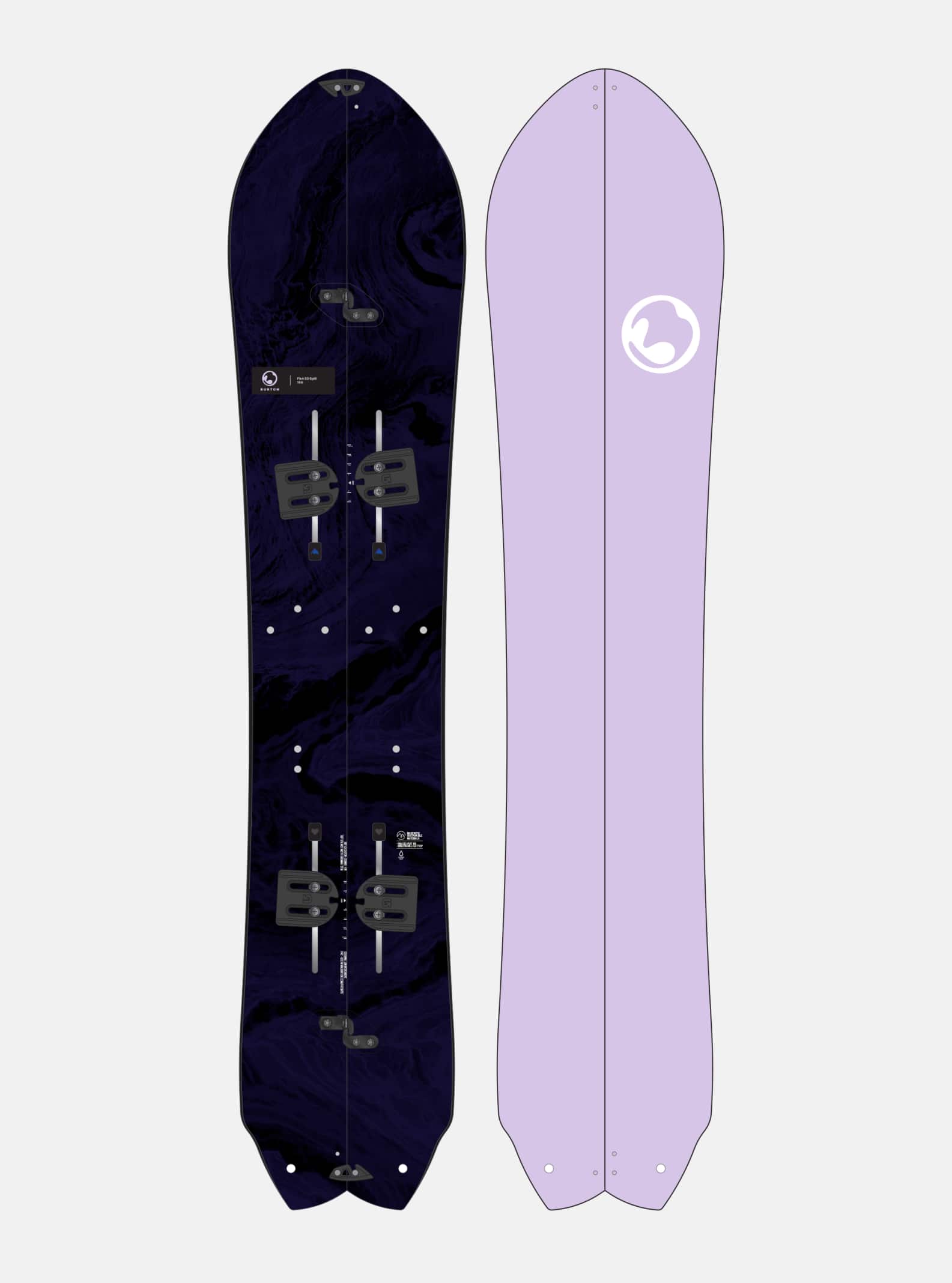 Burton 3D Fish Flat Top Splitboard (Sample) | Burton.com