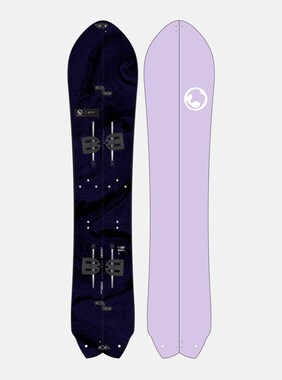 Burton 3D Fish Flat Top Splitboard shown in Graphic