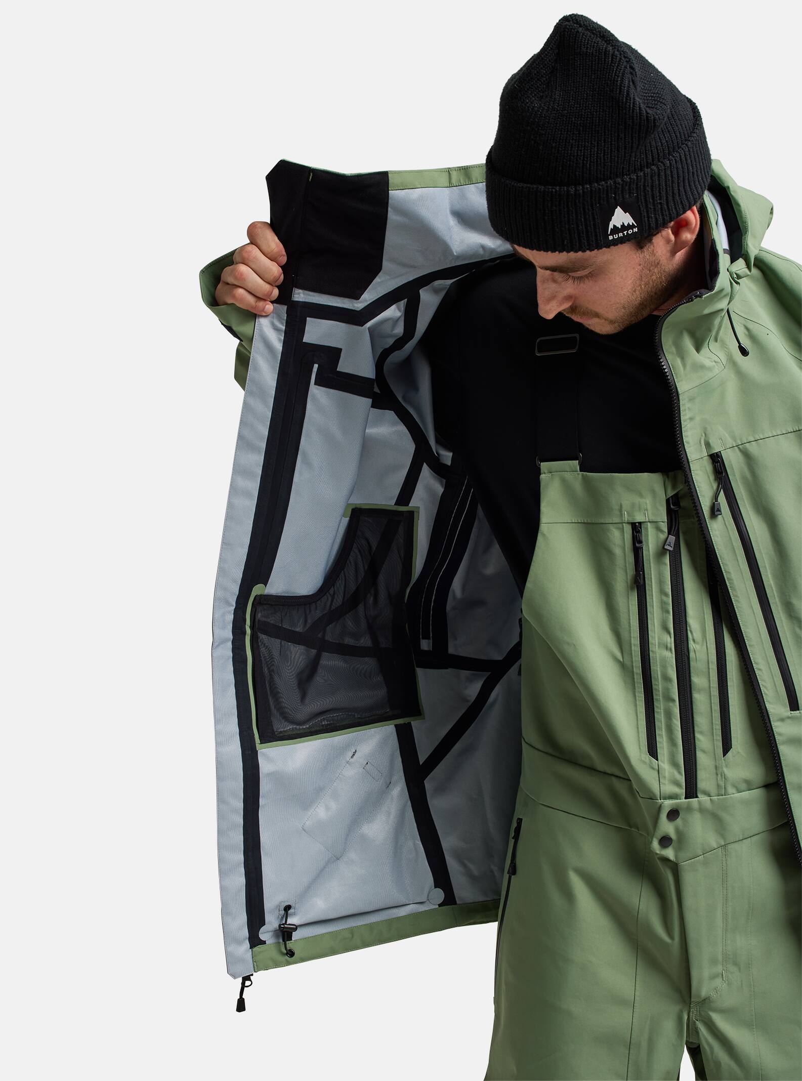 メンズ Burton リザーブ 3L ジャケット | ウィンター アウターウェア