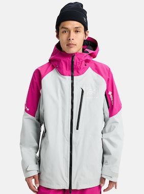 Men's Burton [ak]® Cyclic GORE‑TEX 2L Jacket shown in Very Berry / Gray Cloud