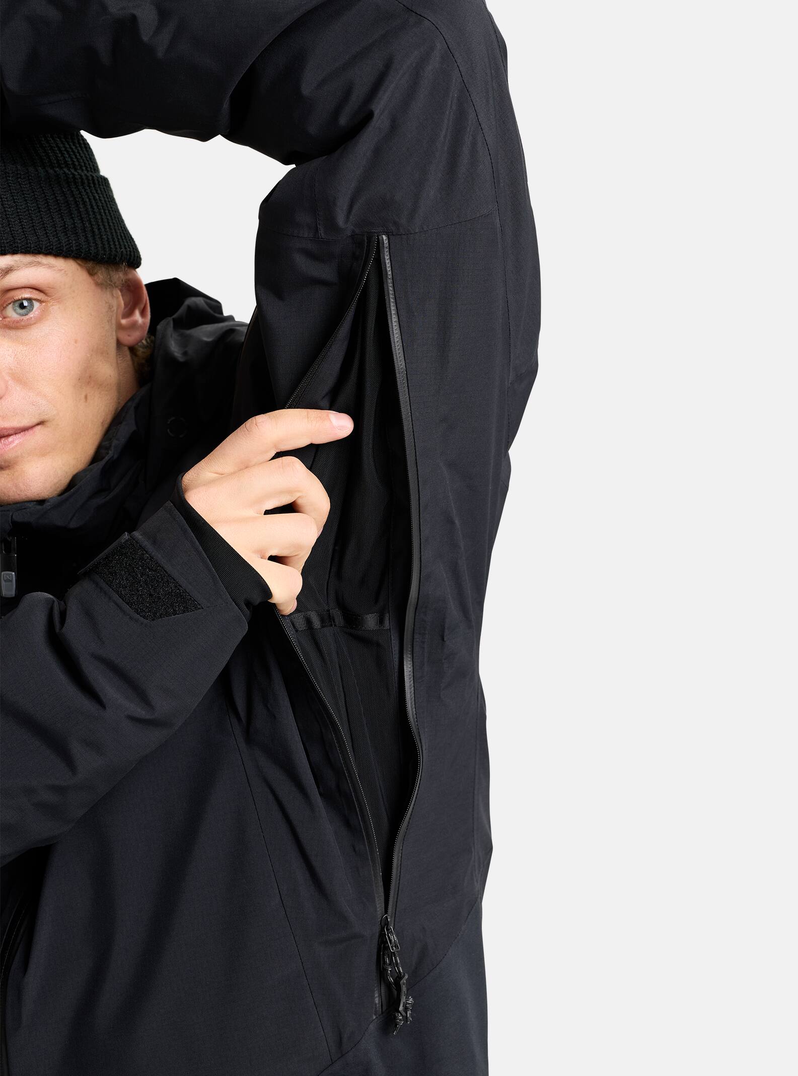 BURTON ブラック ジャケット フード付き Men's Burton [ak] LZ GORE‑TEX 2L Down Jacket | Burton.com Winter