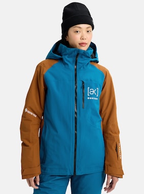 Women's Burton [ak]&reg; Embark GORE‑TEX 2L Jacket shown in Blue Teal / Chestnut Brown