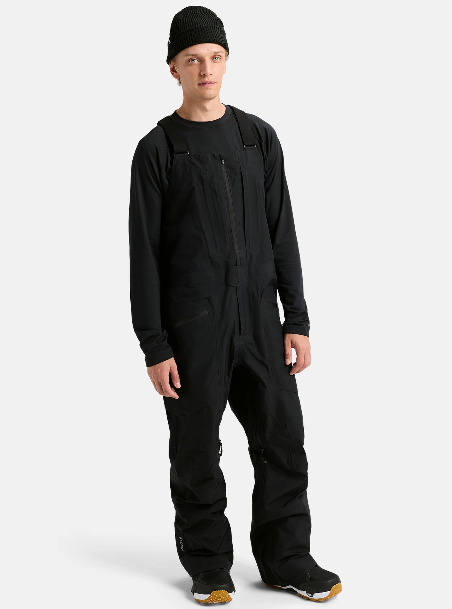 BURTON GORE-TEX ブラックオーバーオール　XL Burton AK Gore-Tex 3L Stretch Freebird Bib - Men's