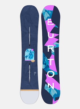 Women's Burton Yeasayer Camber Snowboard shown in Graphic