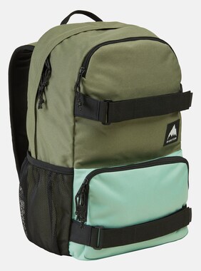 Burton Treble Yell 21L Backpack shown in Forest Moss / Soft Sage