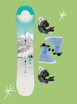 Kids' Feelgood Snowboard Package | Burton.com Winter 2026 US