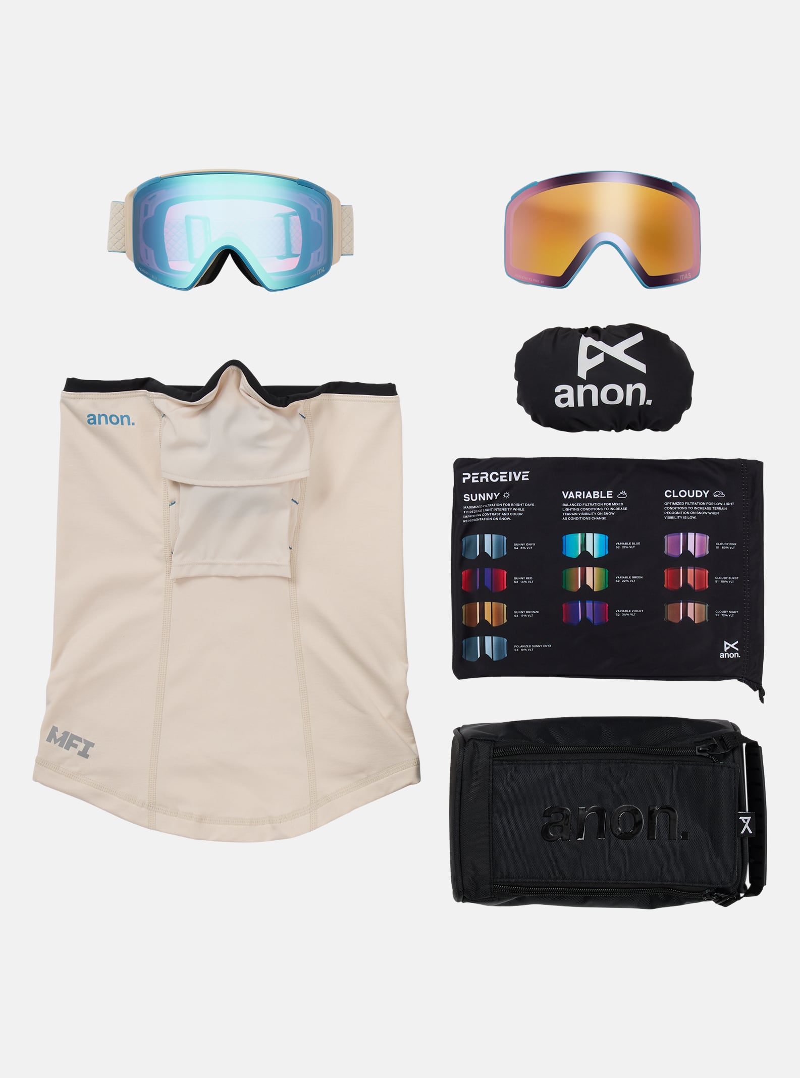 Anon M4 ローブリッジフィット ゴーグル（シリンドリカル) + ボーナス