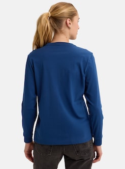 ネイビー ロングスリーブ Tシャツ ロングスリーブ（クラシック）Tシャツ （Navy）| Sunspel