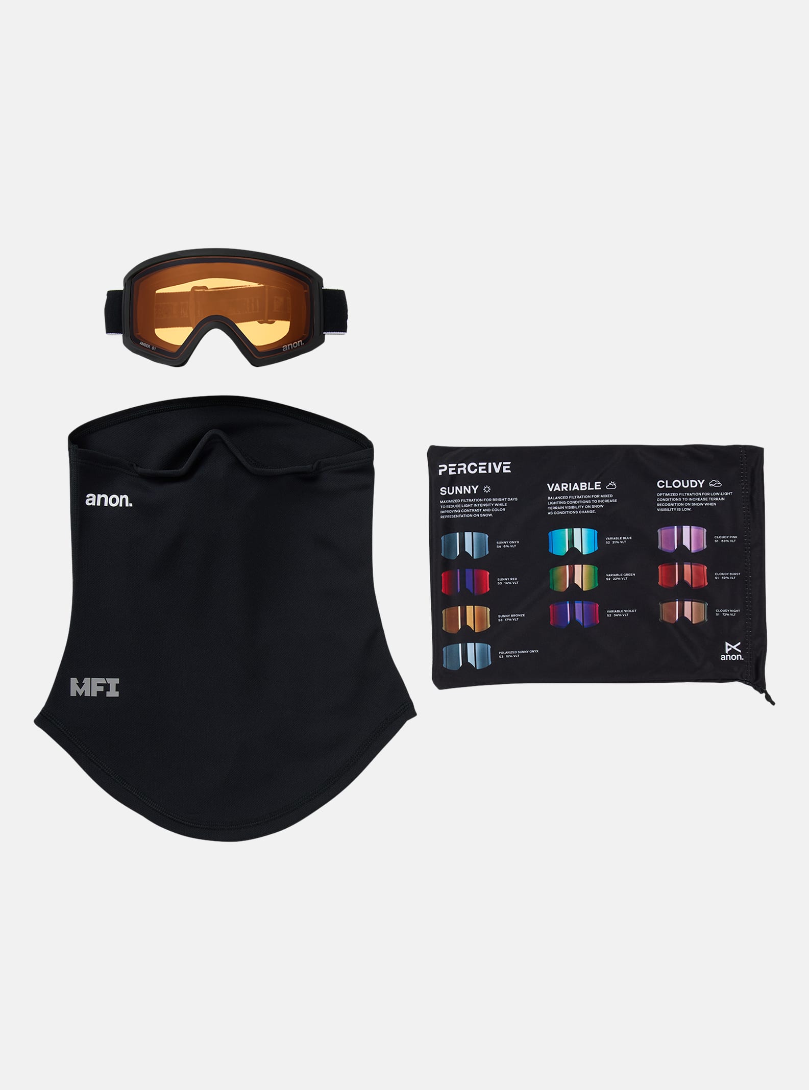 Anon Tracker 2.0 Goggles + MFI® Face Mask | Anon Optics Winter 2026 US