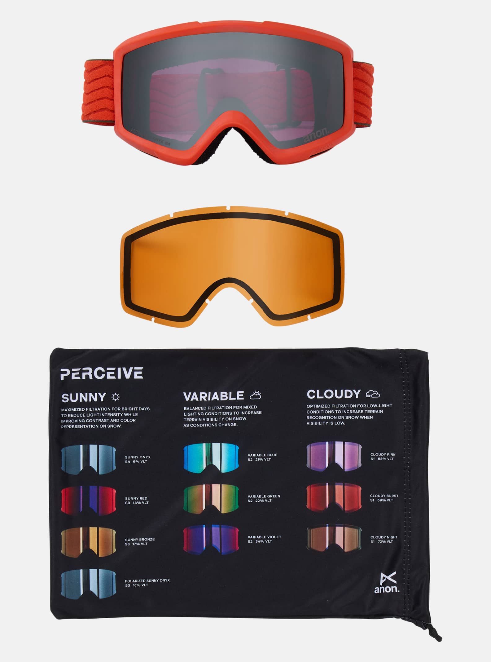 Anon Helix 2.0 Goggles + Bonus Lens | Goggle Packages | Anon