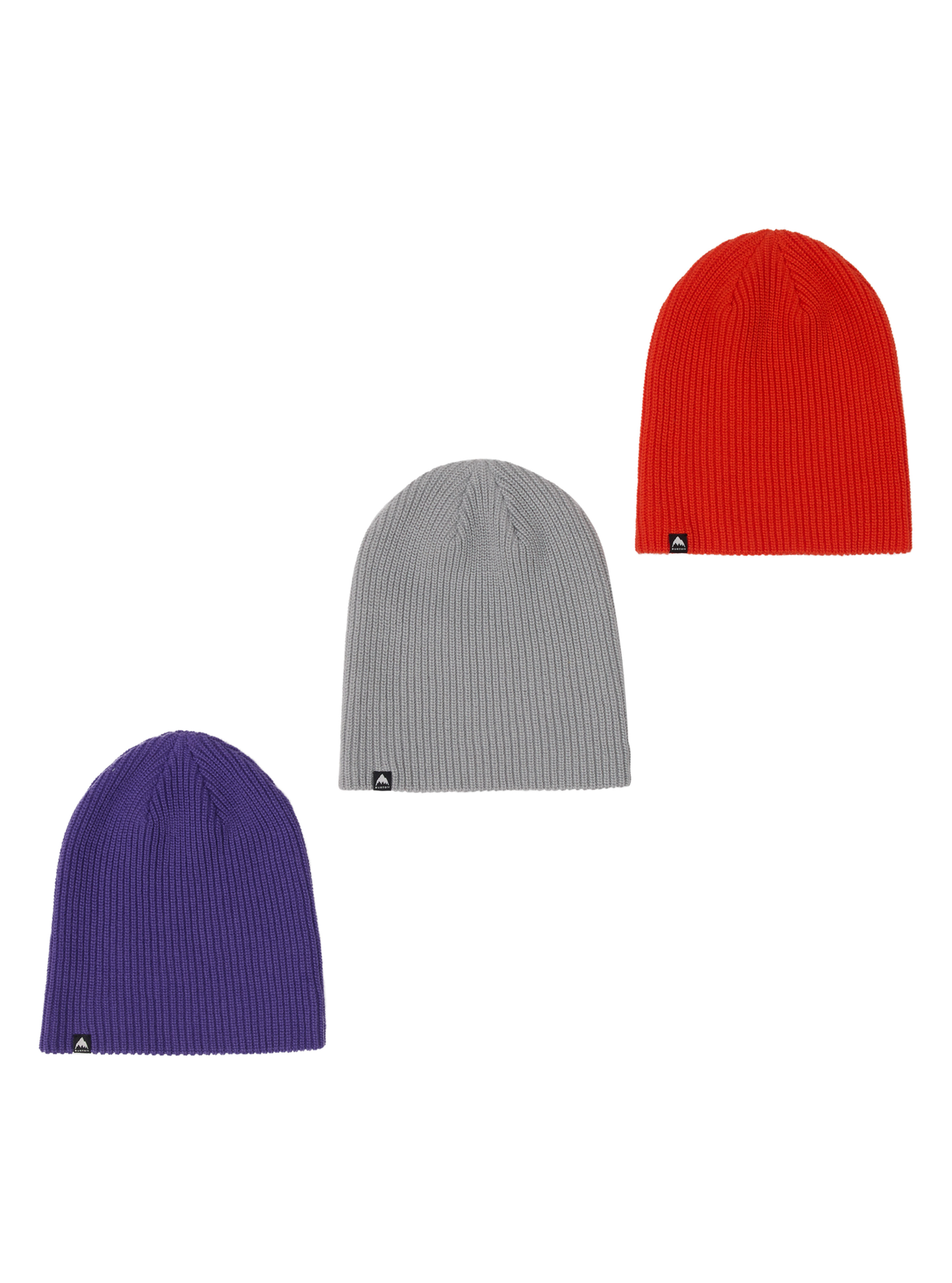 BURTON HAND KNIT ASH HEATHER BEANIE HAT WOMENS ONE SIZE NEW Burton Recycled DND Beanie (3 Pack) | Winter Hats | Burton  main image 3