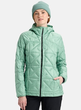 Women's Burton [ak]&reg; Baker Hooded Down Jacket shown in Soft Sage
