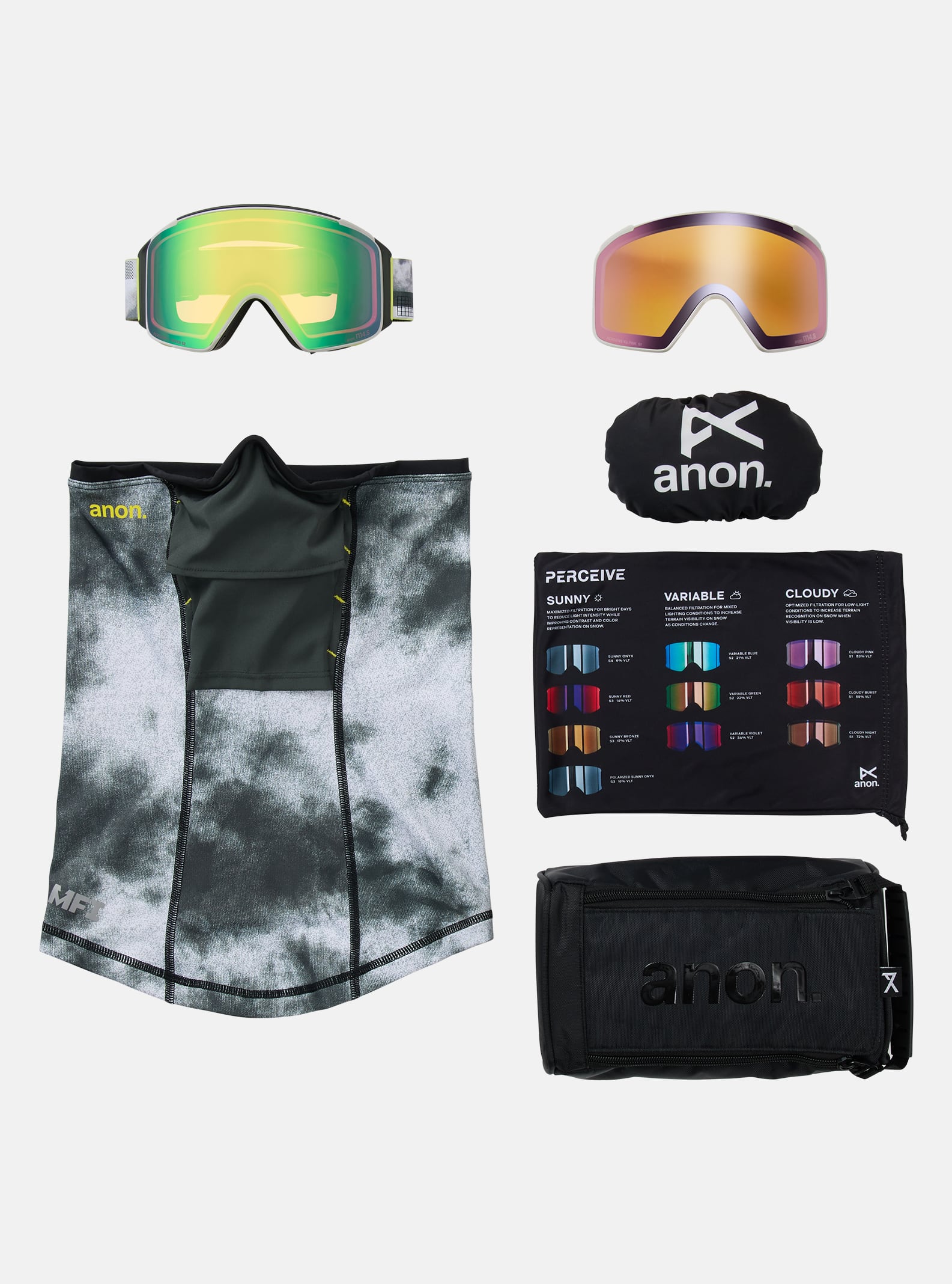 Anon M4S ローブリッジフィット ゴーグル（シリンドリカル) + レンズ +