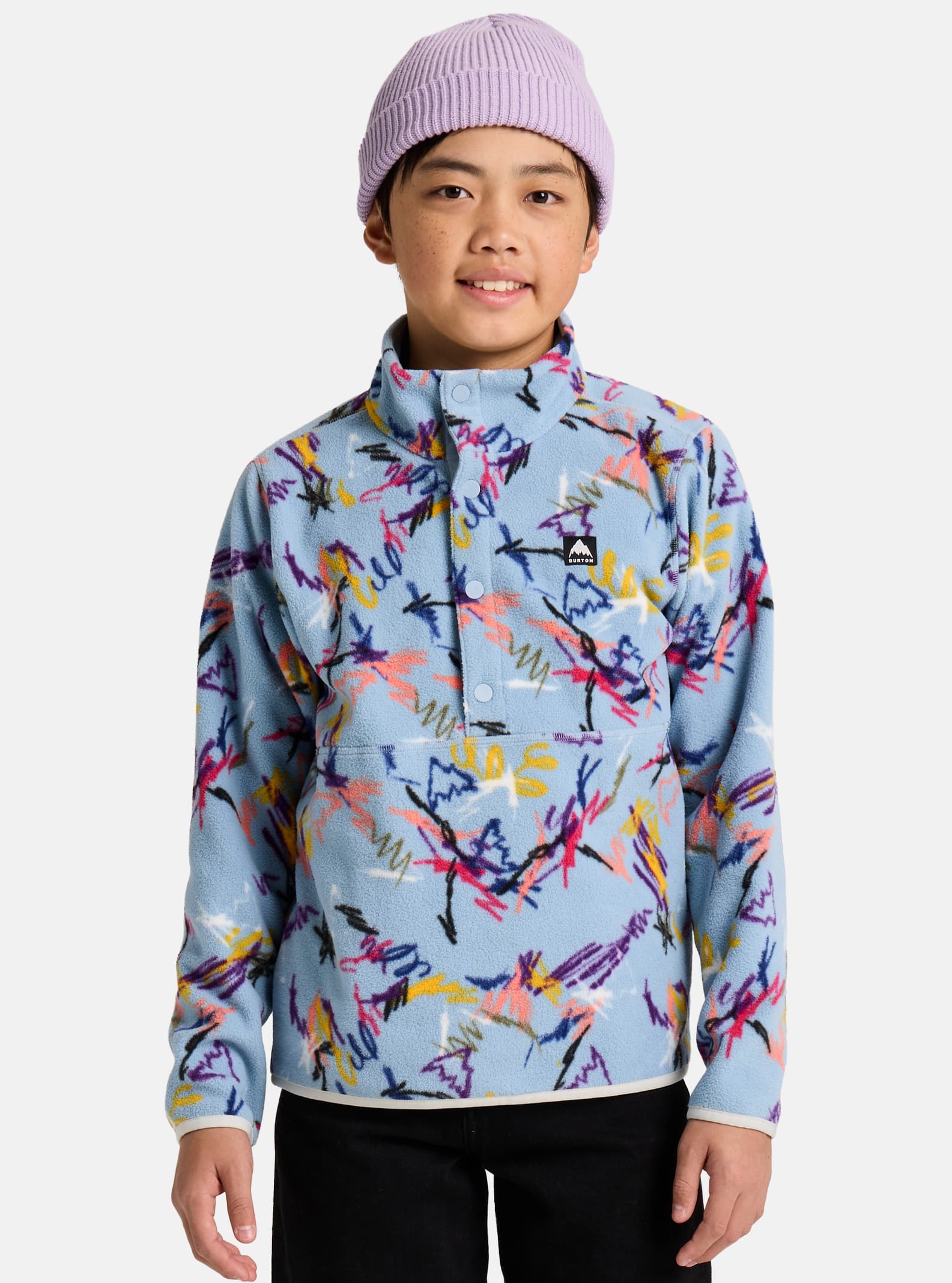 キッズ Burton シンダー フリース アノラック | ラウンジウェア