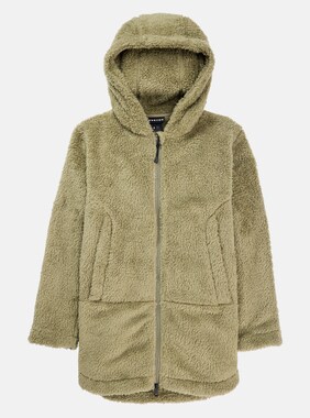 Women's Burton Minxy Hi-Loft Full-Zip Fleece shown in Forest Moss