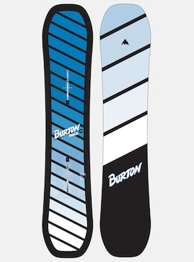 Kids' Burton Smalls Flat Top Snowboard shown in Blue