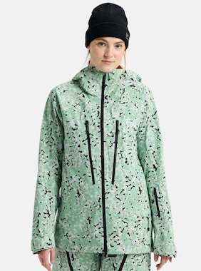 Women's Burton [ak]® Tuvak GORE-TEX C-KNIT 3L Jacket shown in Sage Dot Camo