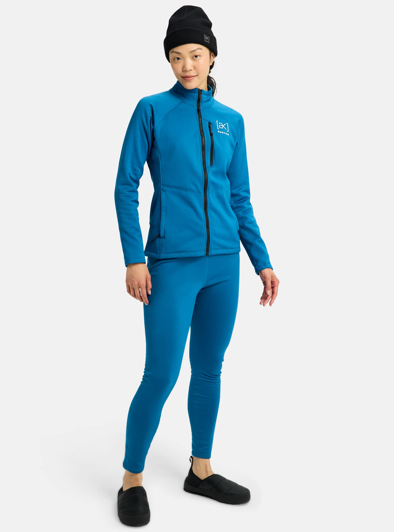 ウィメンズ Burton [ak] ベイカー ストレッチ フルジップ フリース
