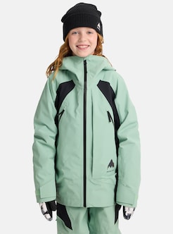 Burton 子供用青と緑の迷彩スノーボードウェア スノーボード