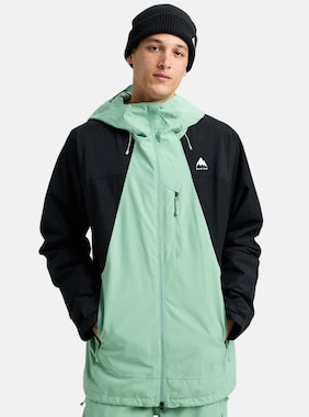 Men's Burton Reserve 2L Jacket shown in Soft Sage / True Black
