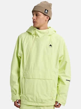 Men's Burton Reserve 2L Relaxed Anorak Jacket shown in Glow Yellow Green