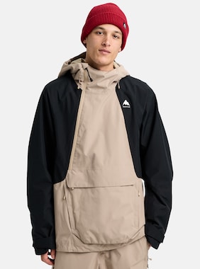 Men's Burton Reserve 2L Relaxed Anorak Jacket shown in Summit Taupe / True Black