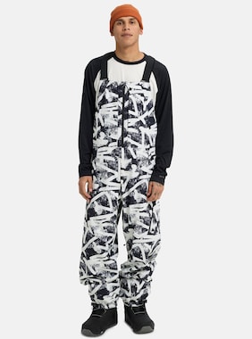 Men's Burton Reserve 2L Relaxed Bib Pants shown in City Streets
