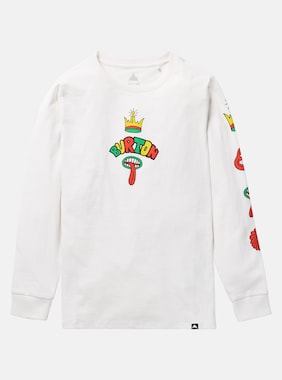 Kids' Burton Counterbalance 26 Long Sleeve T-Shirt shown in Stout White
