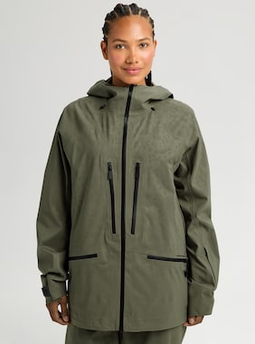 Burton MINE 77 2D Warp Knit 3L Jacket shown in Olive