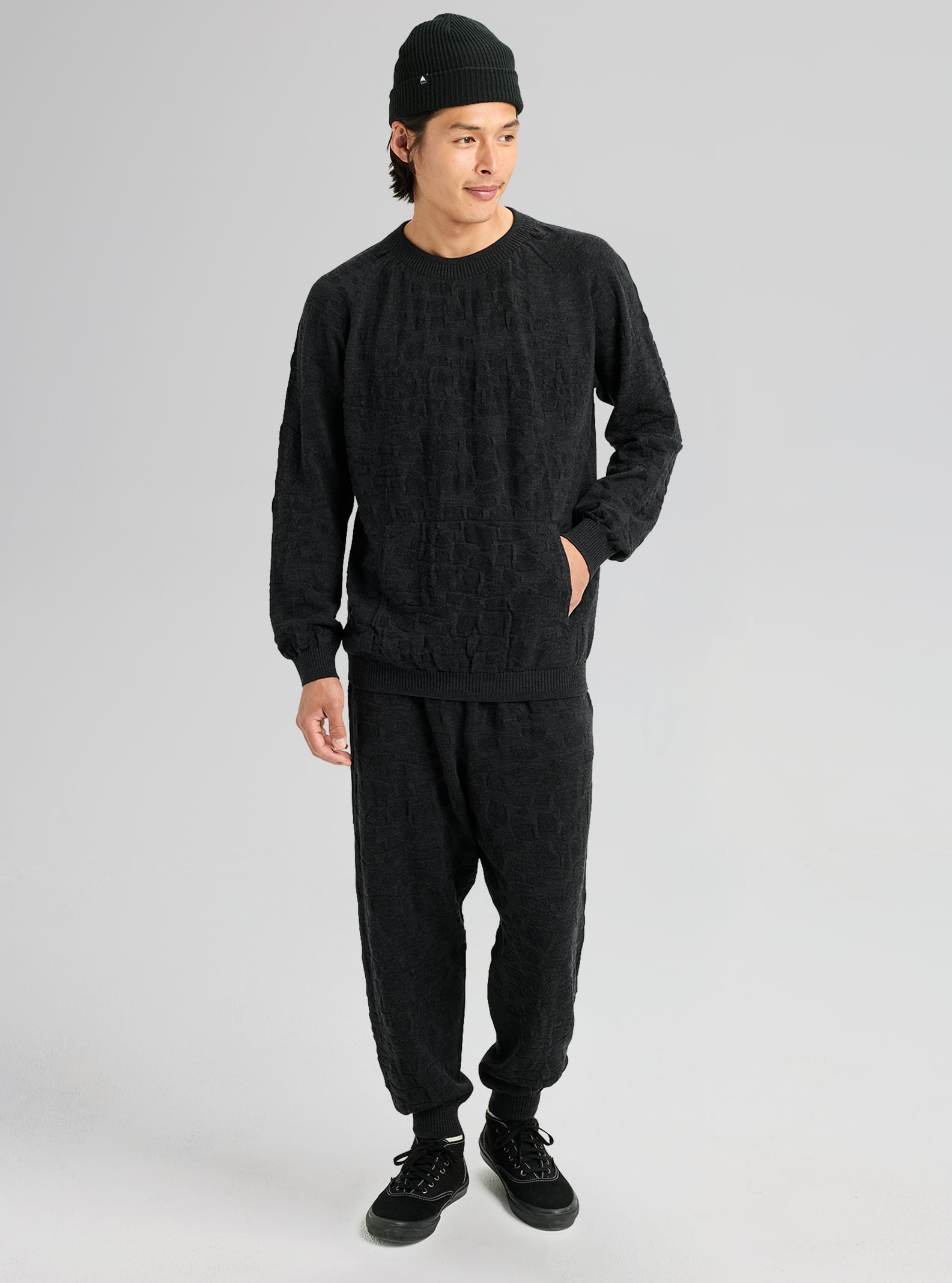 Burton MINE 77 3Dニット メリノ ミッドレイヤー クルーネック 6