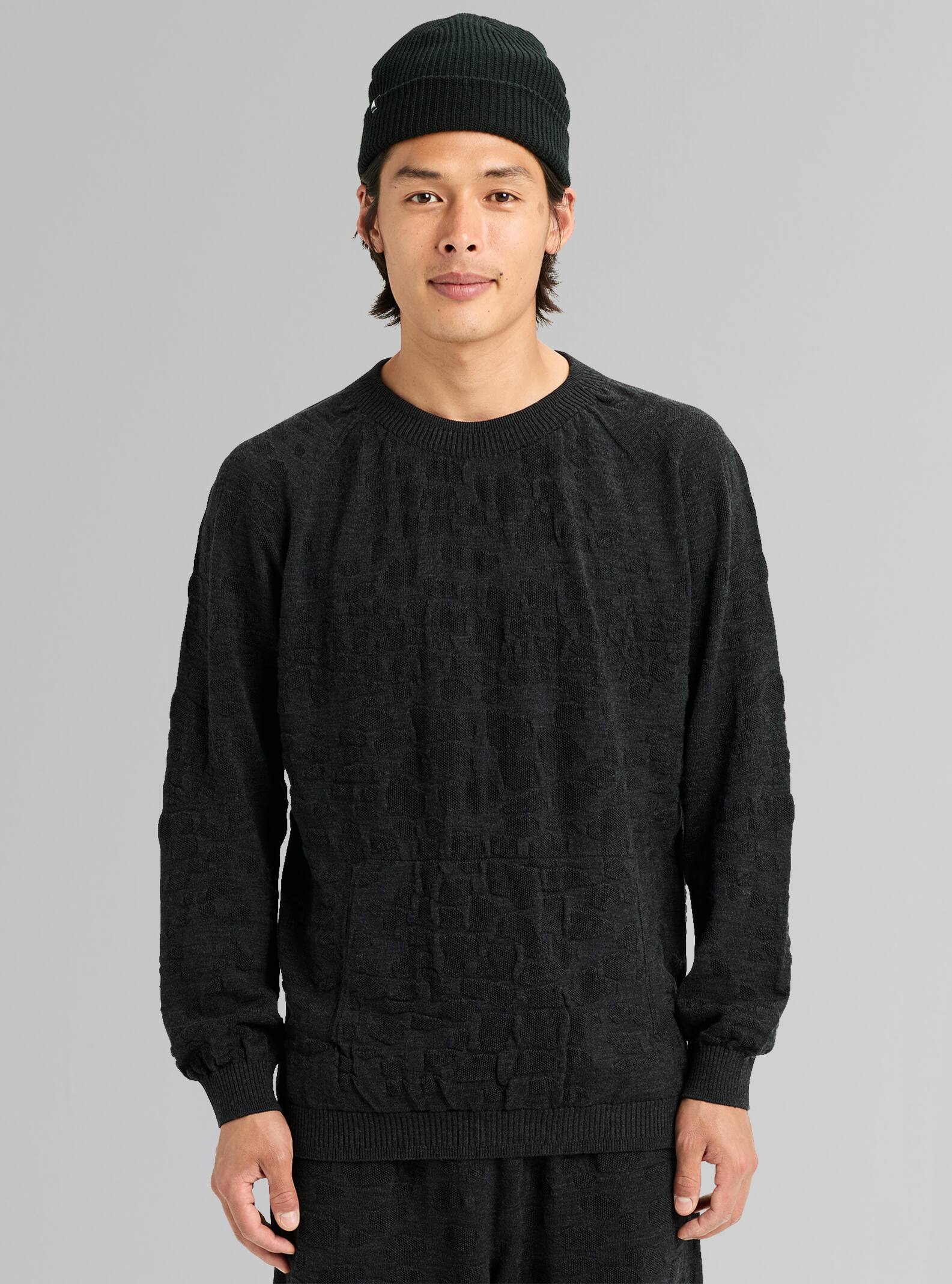 Burton MINE 77 3Dニット メリノ ミッドレイヤー クルーネック 2