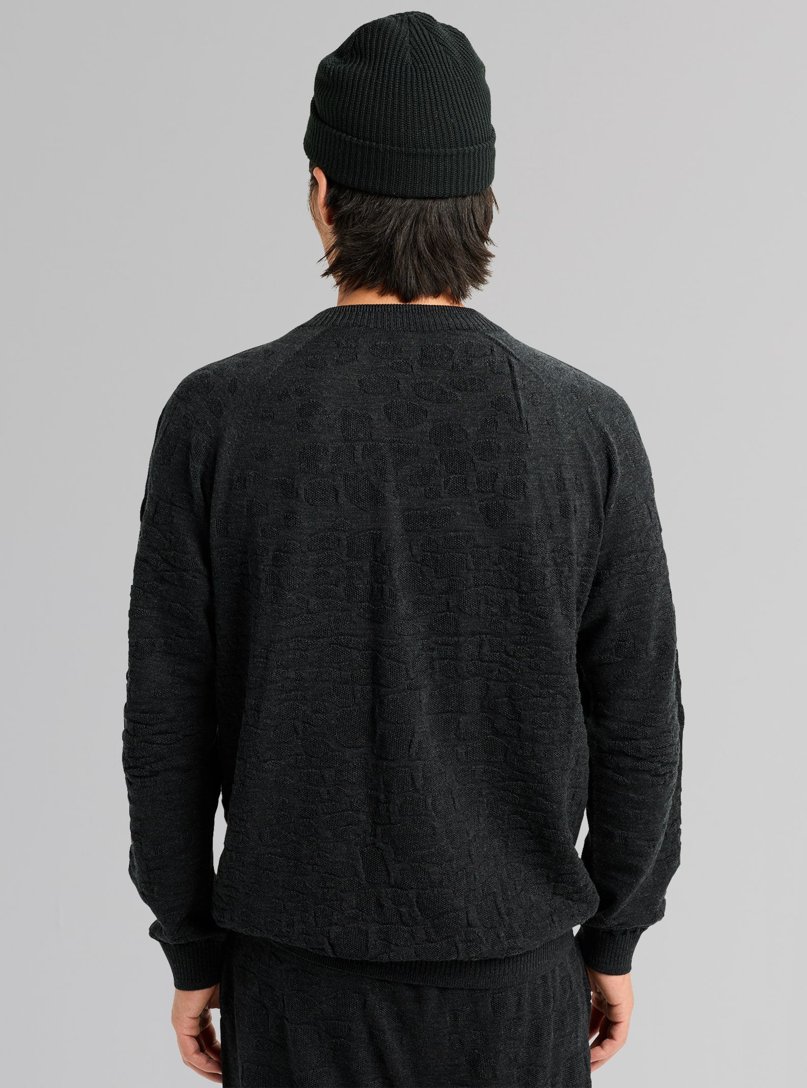 Burton MINE 77 3Dニット メリノ ミッドレイヤー クルーネック 4