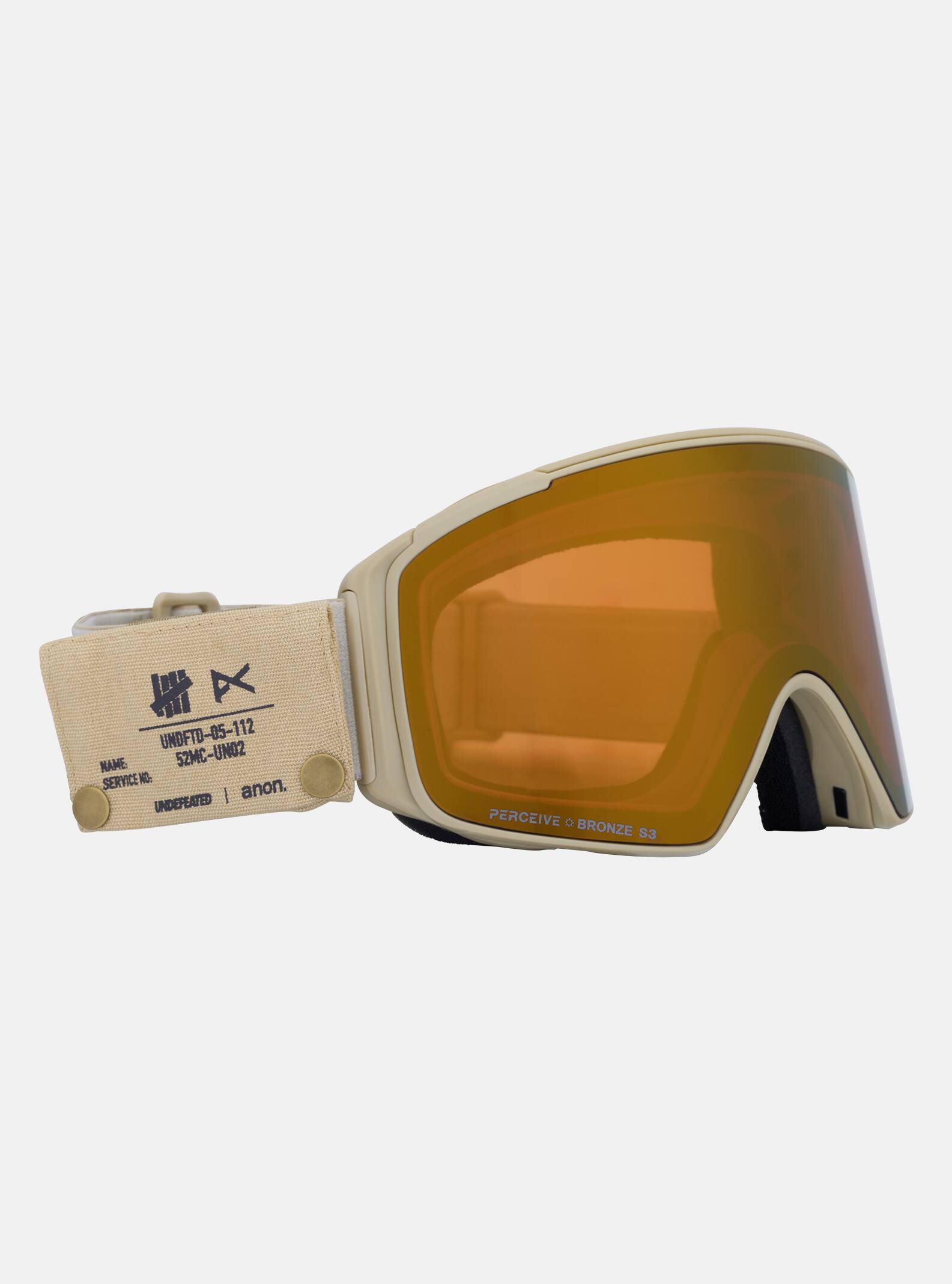 Anon Undefeated M4S Goggles (Cylindrical) + Lens + Mask| Anon