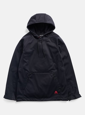 Burton Crown Weatherproof Riding Pullover Hoodie shown in True Black