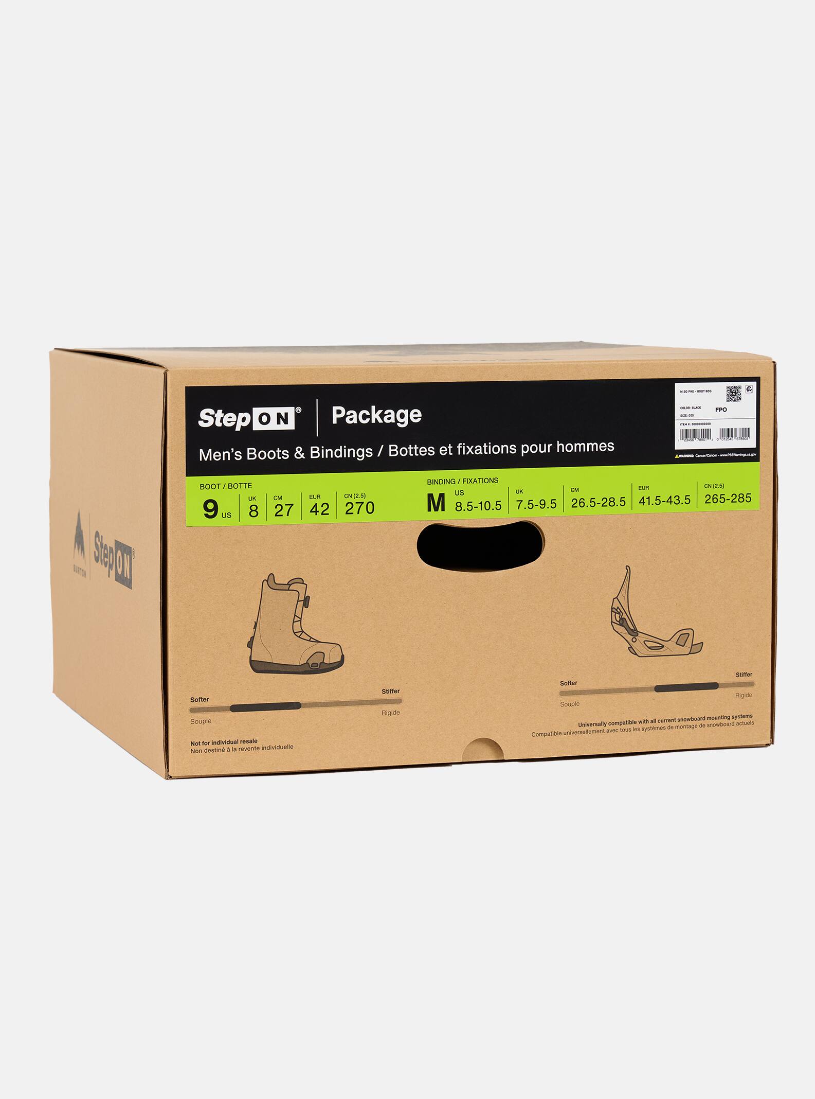 BURTON STEPON Lサイズ MENS ケース付き Men's Burton Step On® Snowboard Boot/Binding Package | Burton.com