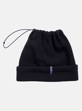 From Burton to the World Fleece Beanie shown in True Black