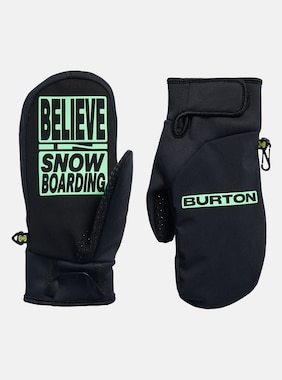 From Burton to the World Park Mittens shown in True Black
