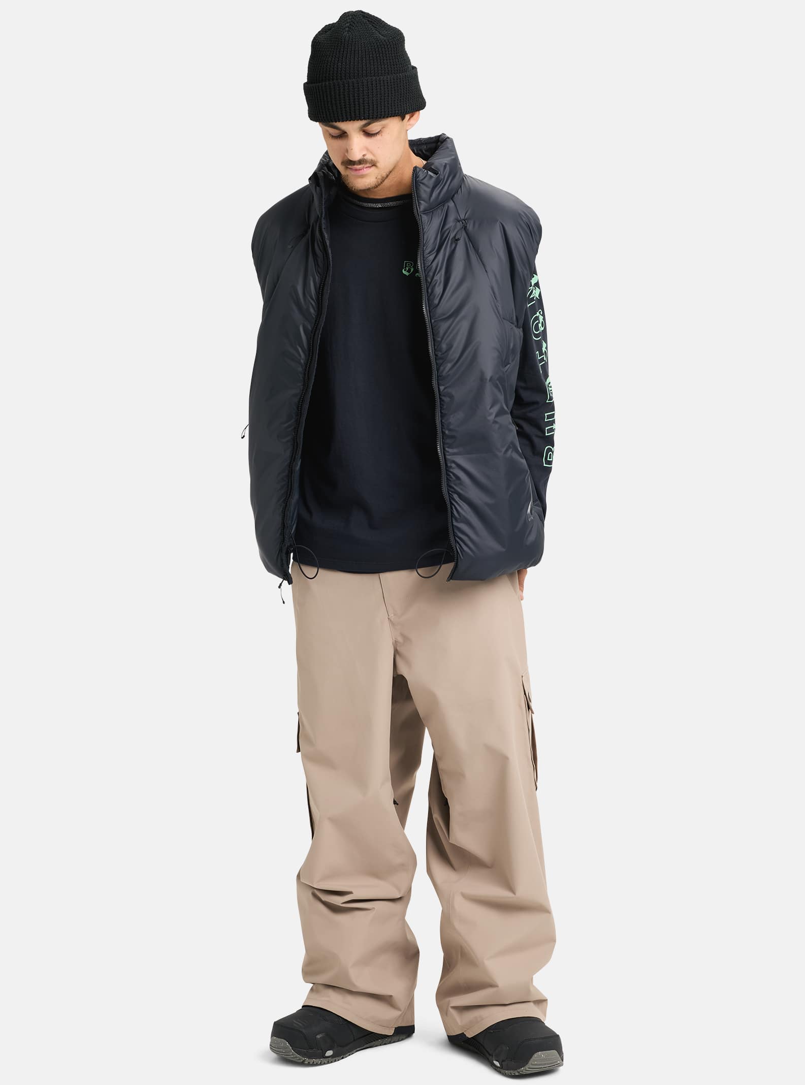 Burton スノーボードウェアセット　フロスナージャケット・リザーブビブパンツ BURTON（バートン） リザーブ ビブパンツ 150031 メンズ 2025冬モデル